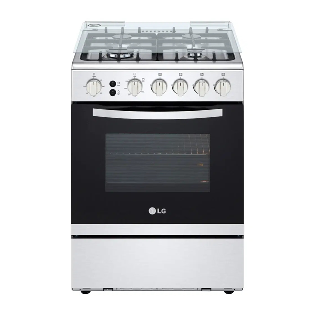 LG 4 Burner 60X60 Gas Cooker with Power Convection – FA211RMA