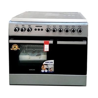 BRUHM 6 GAS COOKER WITH 2 ELECTRIC (BGC-9641G2)