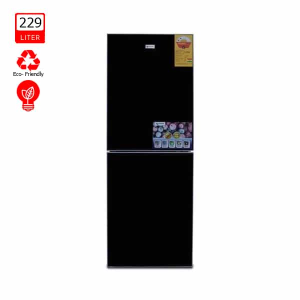 PEARL 229 LTR DOUBLE DOOR REFRIGERATOR GLASS (PF-350BG)