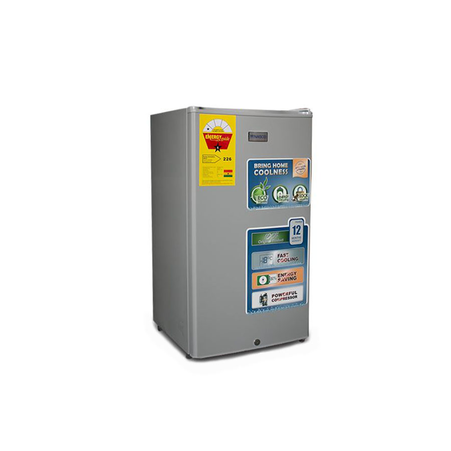 NASCO TABLE TOP 80LTR REFRIGERATOR SILVER