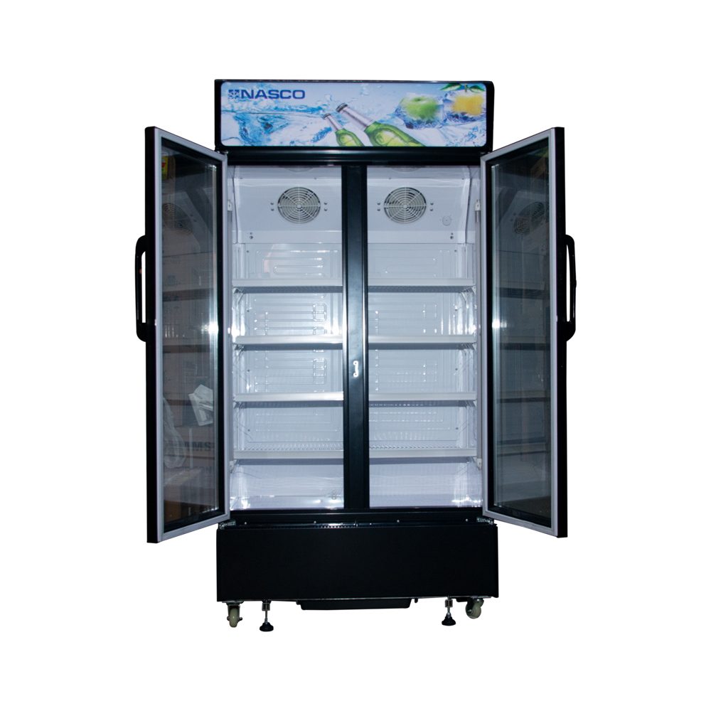 NASCO 600LTR DISPLAY FRIDGE (NAS-CH800-2DR)