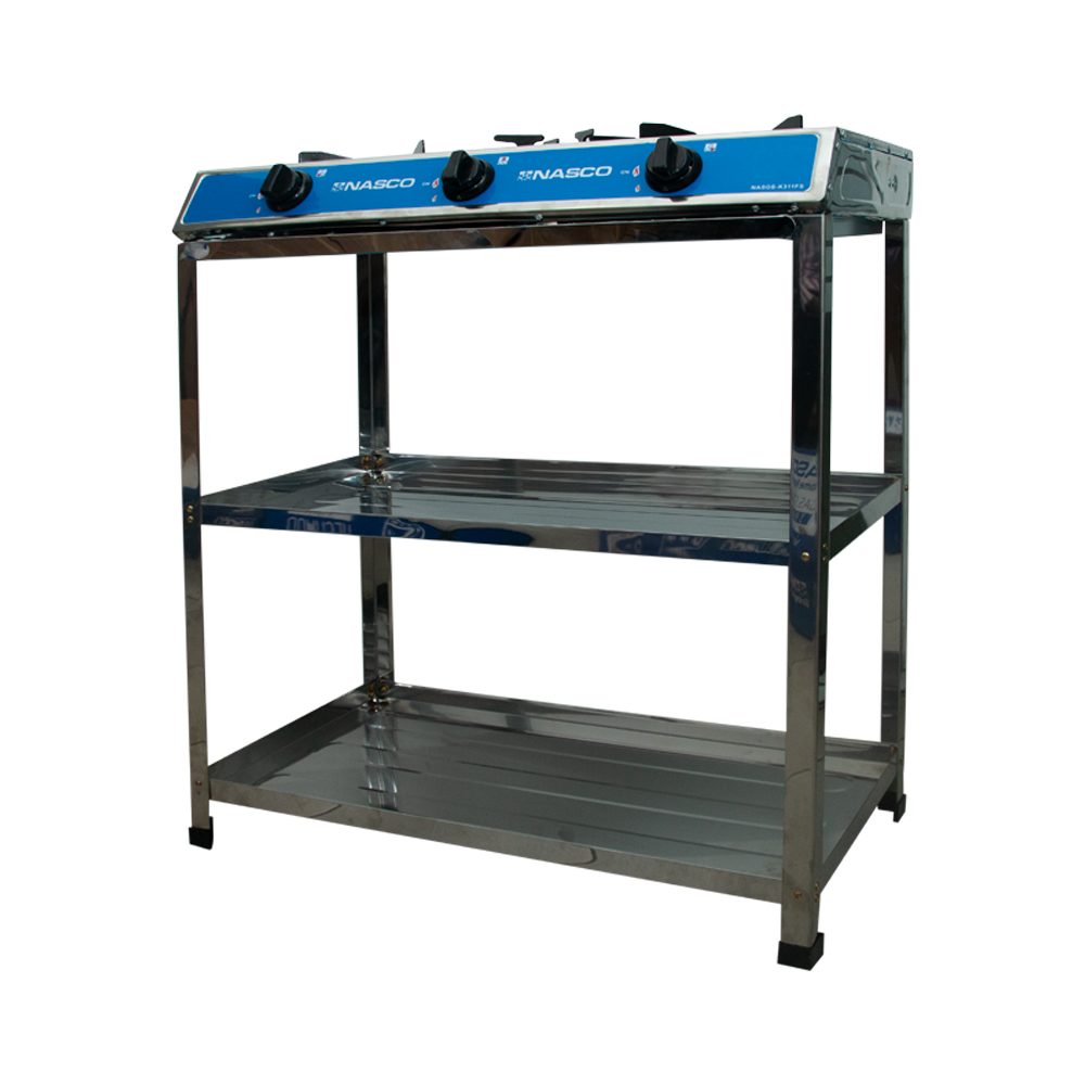 Nasco 3 Burner Gas Stove Silver (NASGS-K311FS)