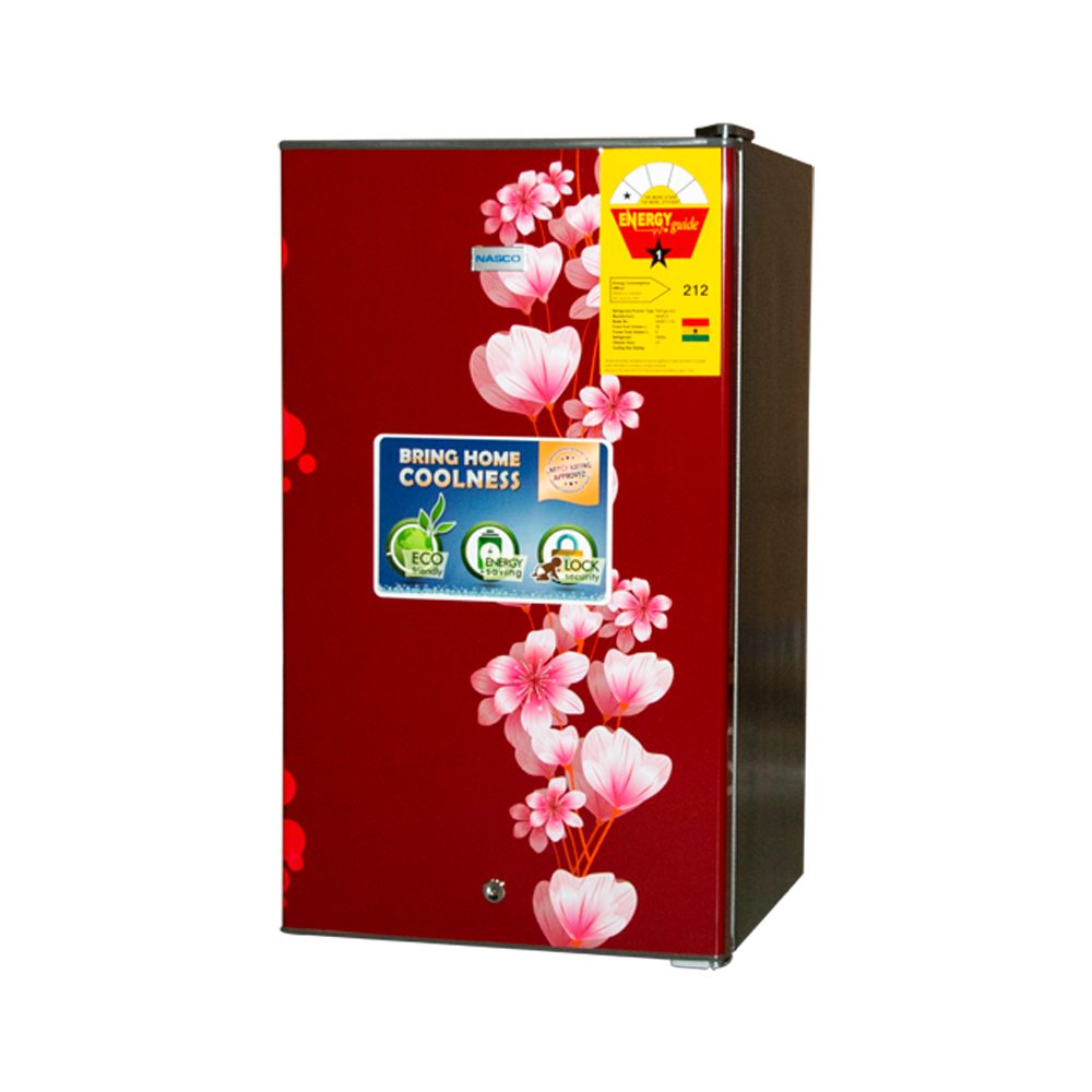 NASCO 82LTR TABLE TOP REFRIGERATOR (NASF1-11S-RED)