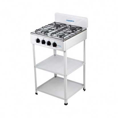 Nasco 4 Burner Gas Stove with Stand (NASGS-K4BSS-S)