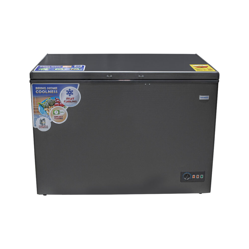 NASCO 345LTRS CHEST FREEZER SILVER (NAS-360-SK)