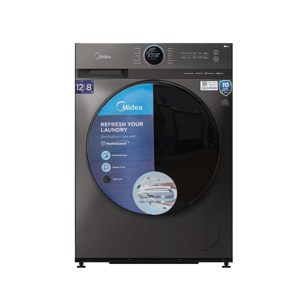 MIDEA 12/8KG FRONT LOAD WASH/DRY WASHING MACHINE
