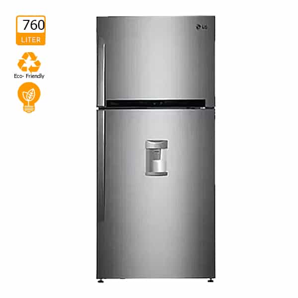 LG 760L Refrigerator Double Door with Dispenser - GR-F882HLHU
