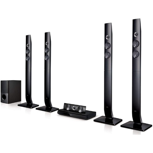 LG 1200W 5.1 Channel DVD, Bluetooth Home Theatre System - LHD756